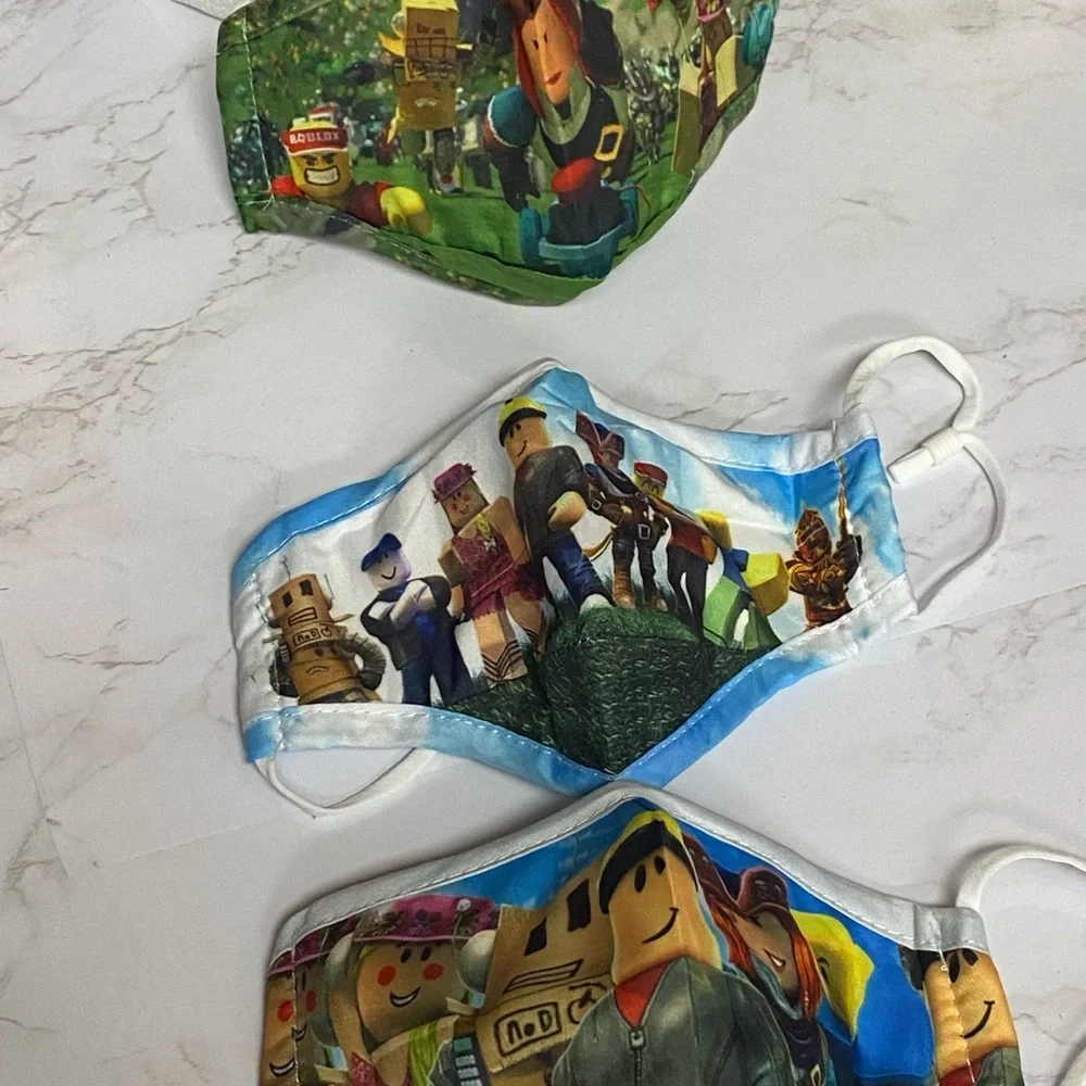 Roblox reusables cloth Face mask for Kids